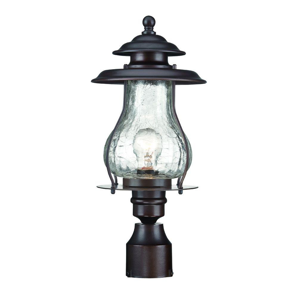 Acclaim Lighting Blue Ridge 1Light Architectural Bronze Outdoor Post