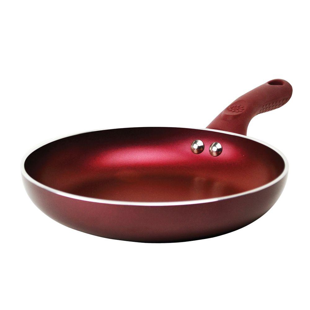 Ecolution Aluminum Fry Pan with Heat Resistant Handle EVRE5128 The Home Depot