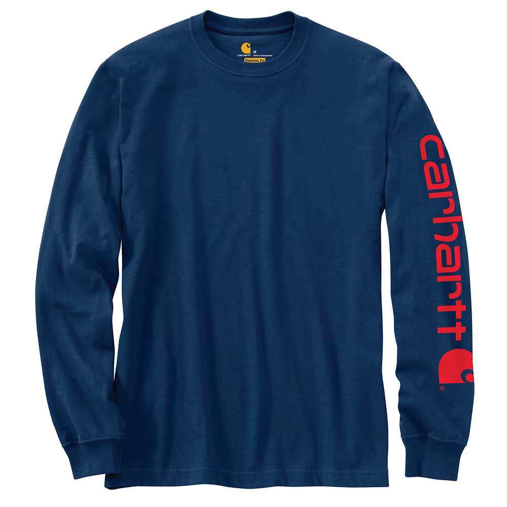 navy blue carhartt sweatshirt