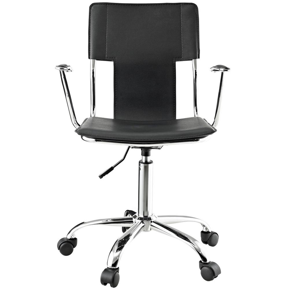 MODWAY Studio Black Office ChairEEI198BLK The Home Depot