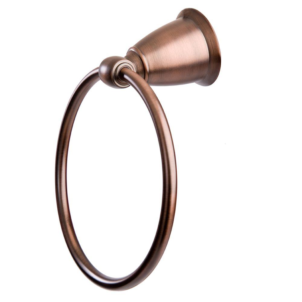 Delta Vero Open Towel Ring in SpotShield Bronze77746RB The