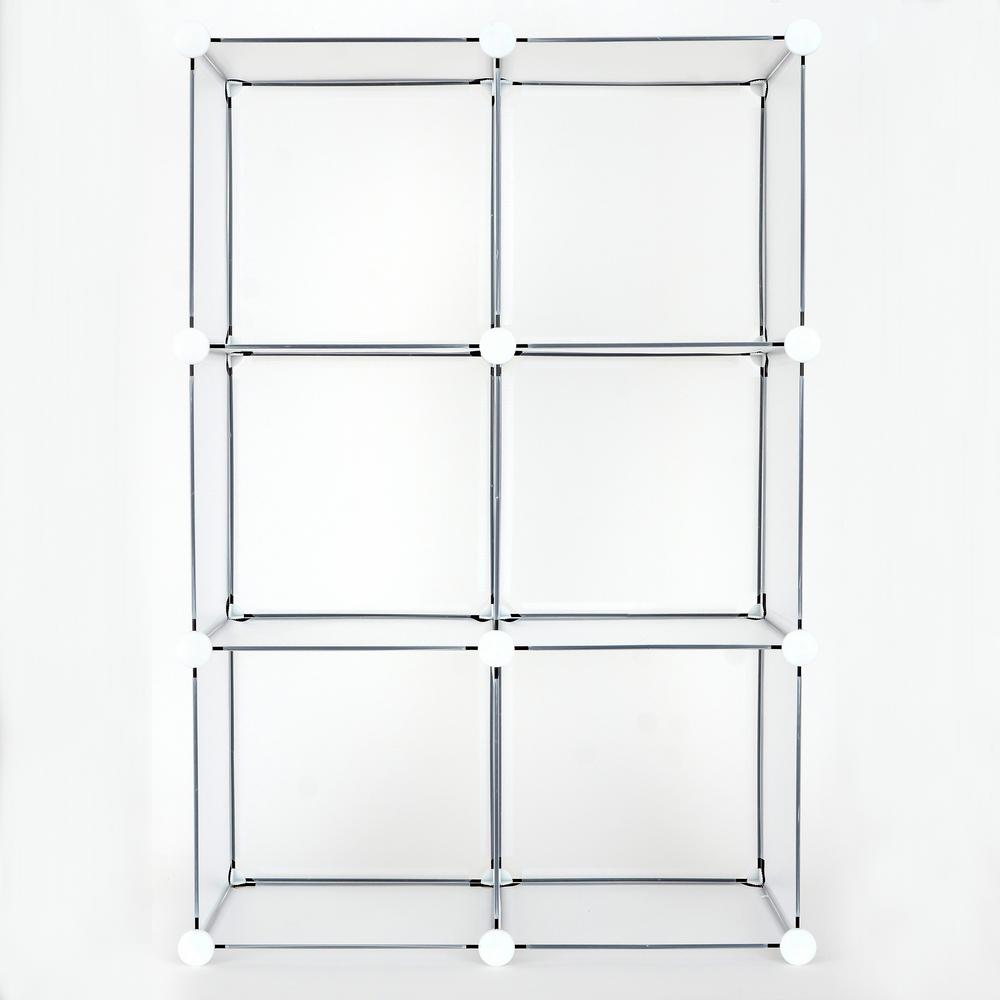 Closetmaid 24 09 In X 31 5 In White Stackable 2 Cube Door