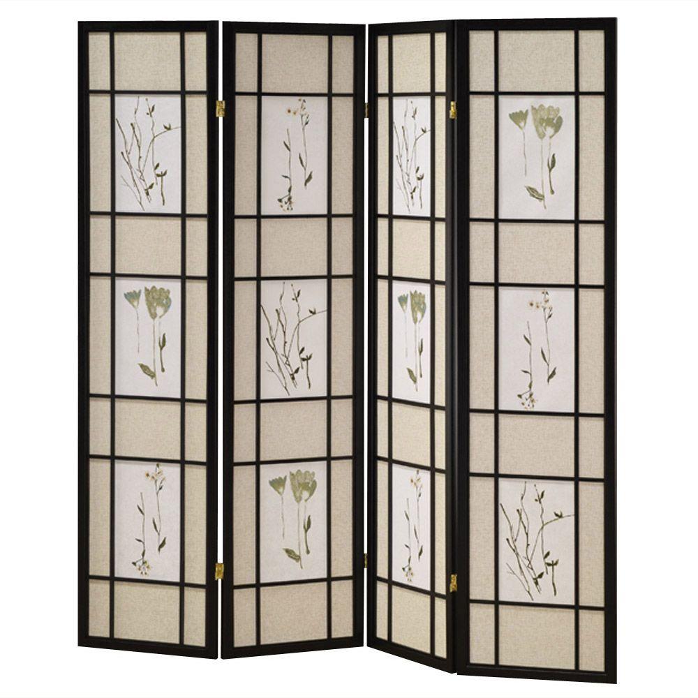 Home Decorators Collection 5.83 ft. Natural 3Panel Room DividerR531