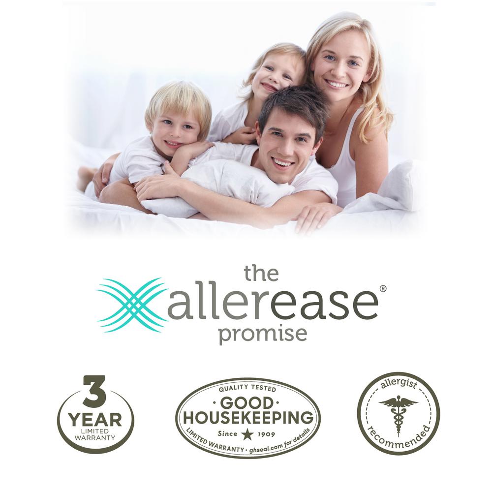 AllerEase Organic Cotton Cover Allergy Protection Standard/Queen