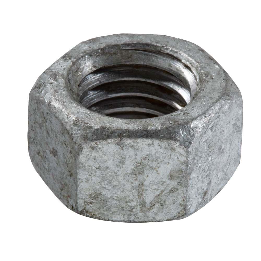 Everbilt 3/4 in.10 Thread Pitch Galvanized Hex Nut (10Piece/Box
