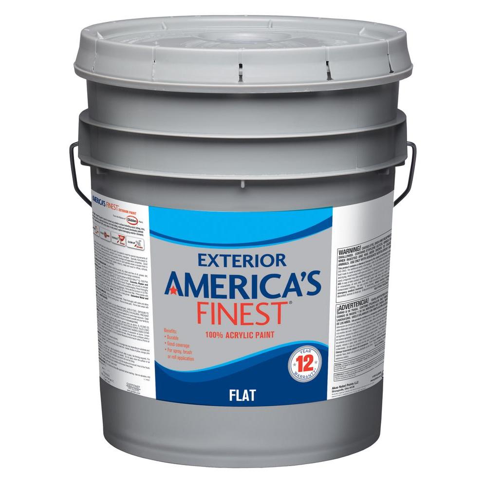 Lanco DryCoat 5 Gal. White and Pastel Flat AcrylicLatex Interior and Exterior SemiSmooth