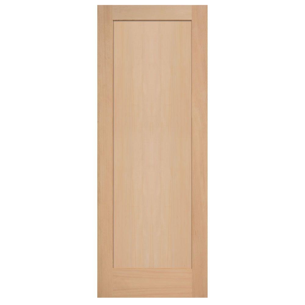 Maple Interior Closet Doors Windows The Home Depot Maple Veneer 1 Panel Shaker Flat Solid Wood Interior