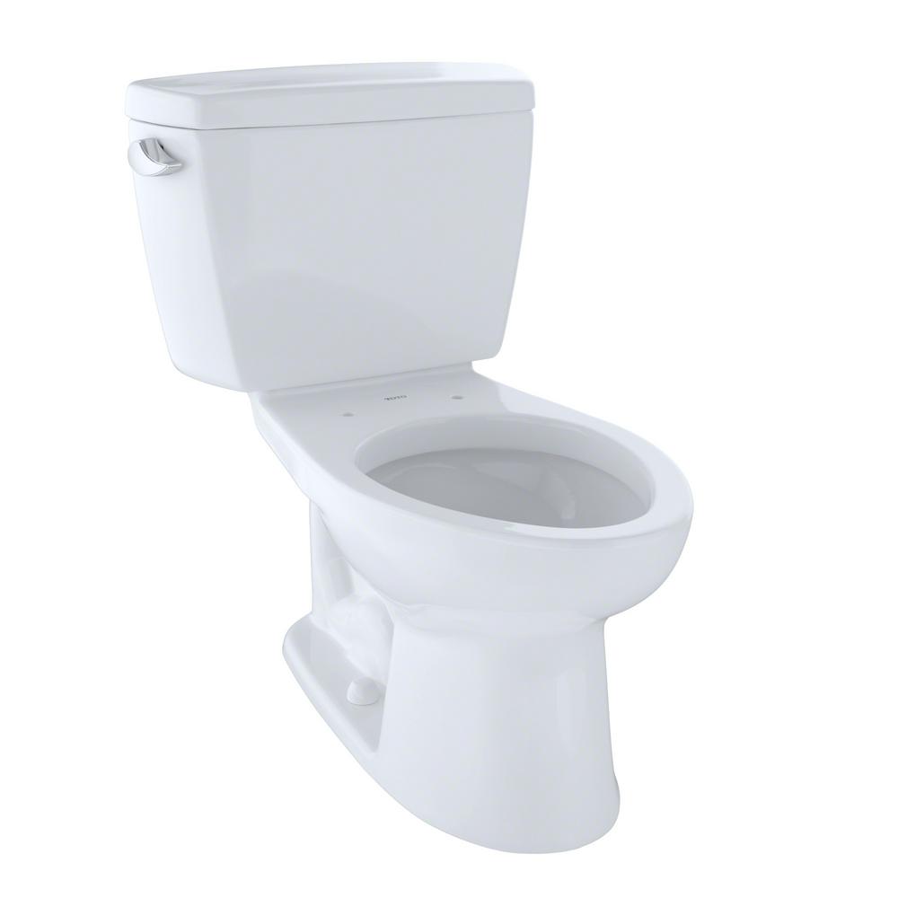 Toto Drake 2 Piece 1 6 Gpf Single Flush Elongated Toilet In Cotton