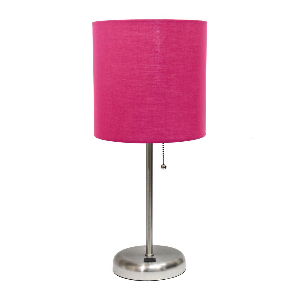 Pink Table Lamps Lamps The Home Depot