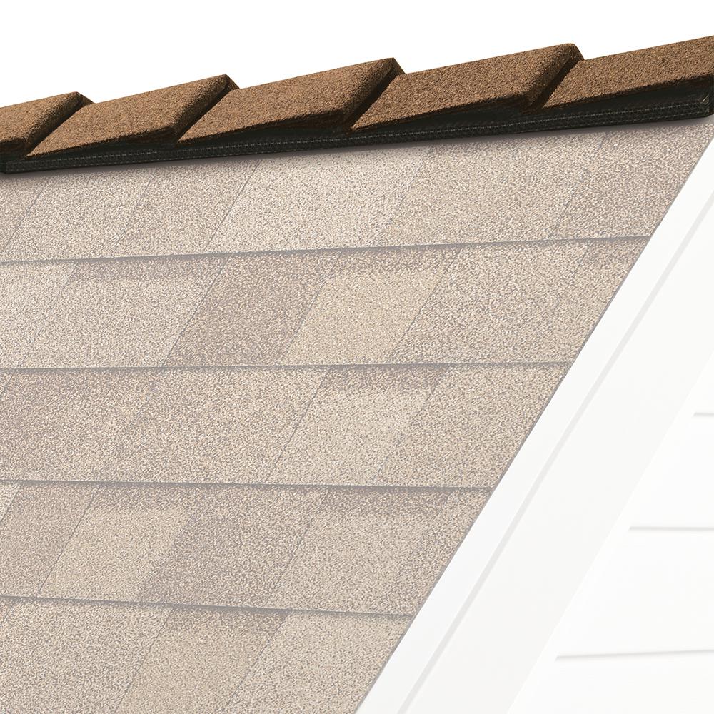 Owens Corning DecoRidge 8 In Desert Tan Hip And Ridge Asphalt Roofing   Desert Tan Owens Corning Roof Shingles De11 64 300 