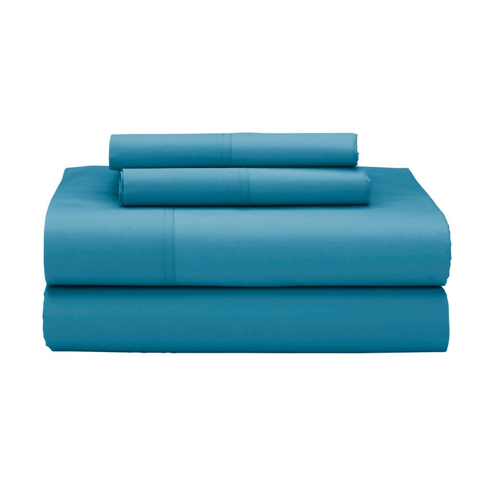 The Company 4 Piece 400 Thread Count Supima Cotton Percale The Company 4 Piece 400 Thread Count Supima Cotton Percale California King Extra