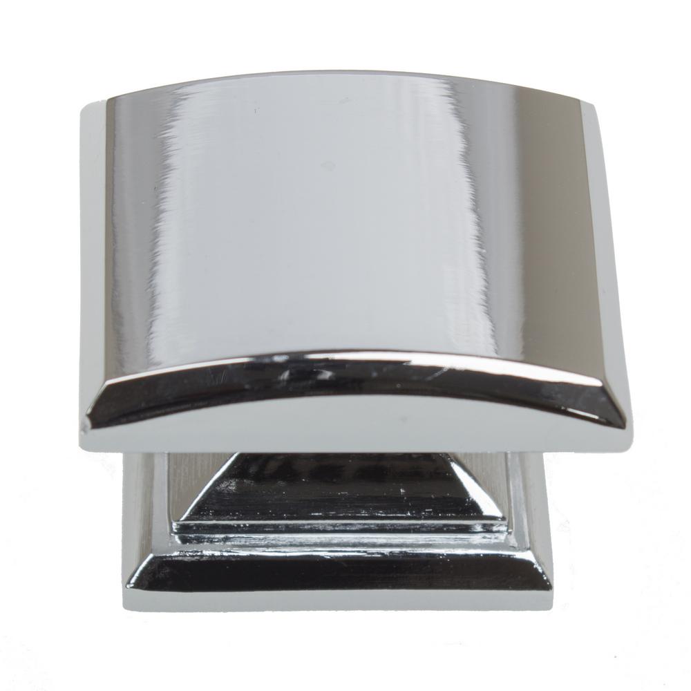 Gliderite 1 4 In Polished Chrome Domed Convex Square Cabinet 10 Pack Gliderite 1 4 In Polished Chrome Domed Convex Square Cabinet 10 Pack