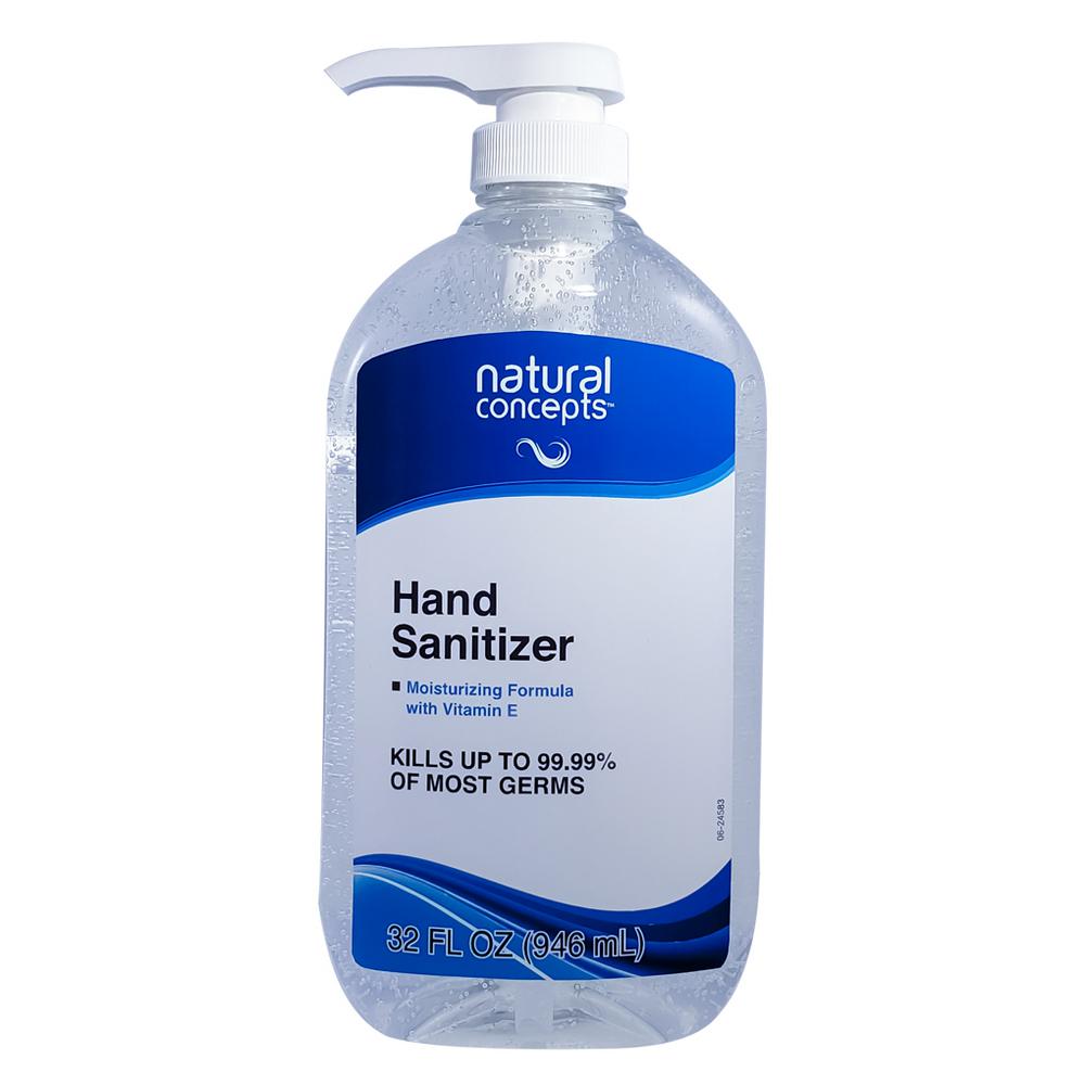 NATURAL CONCEPTS 32 oz. Vit E Hand Sanitizer Pump-20-21617 ...