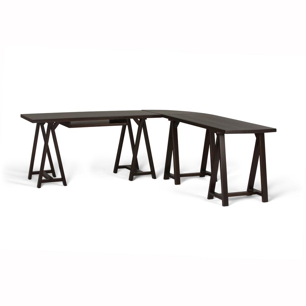 80 In L Shaped Wood Desks Home Office Furniture The 80 In L Shaped Wood Desks Home