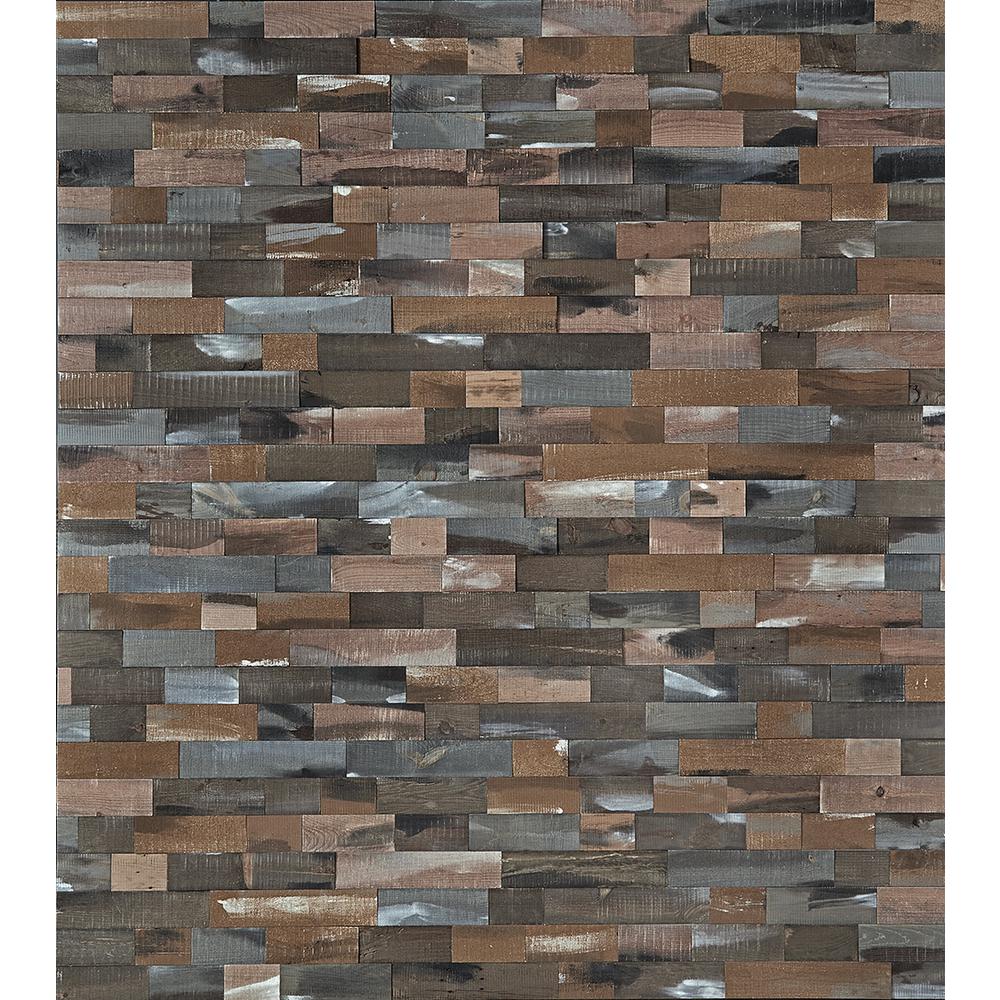 Nuvelle Decowall Rawhide 3 8 In T X 12 W 21 5 L Solid Decowall Rawhide 3 8 In T X 12 W 21 5 L Solid Stick Hardwood Flooring Wall Planks 4 Sq Ft Case