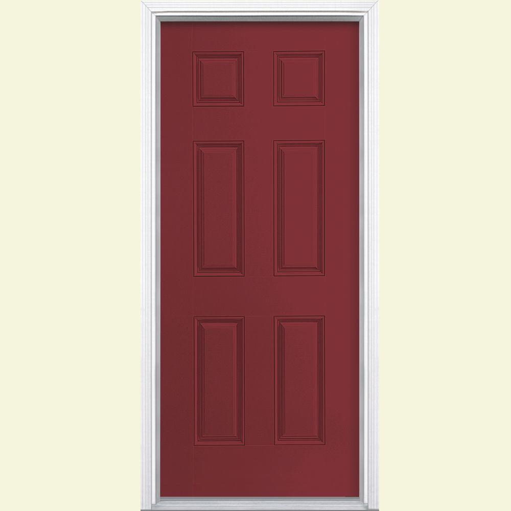 6 Panel Front Doors Exterior Doors The Home Depot