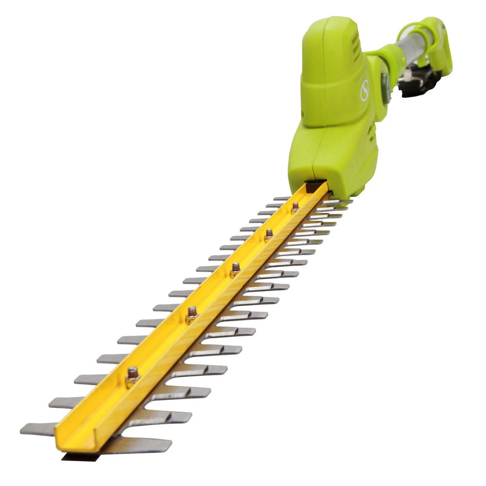hedge trimmer on a pole