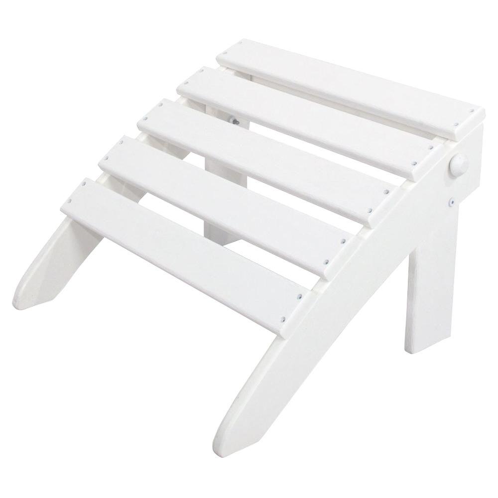 Ivy Terrace IVO15WH Classics Ottoman White