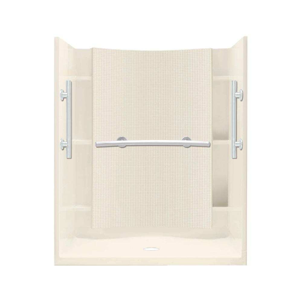 Biscuit STERLING Shower Stalls & Kits Showers The Home Depot
