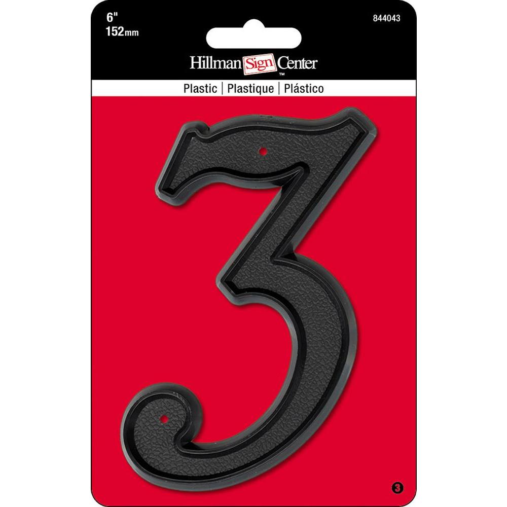 6 Inch House Numbers | Zef Jam