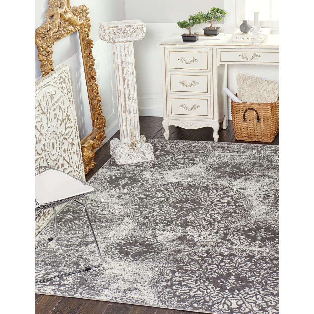 Unique Loom Sofia Grand Gray 5 0 X 8 Area Rug 3138676 The Unique Loom Sofia Grand Gray 5 0 X 8