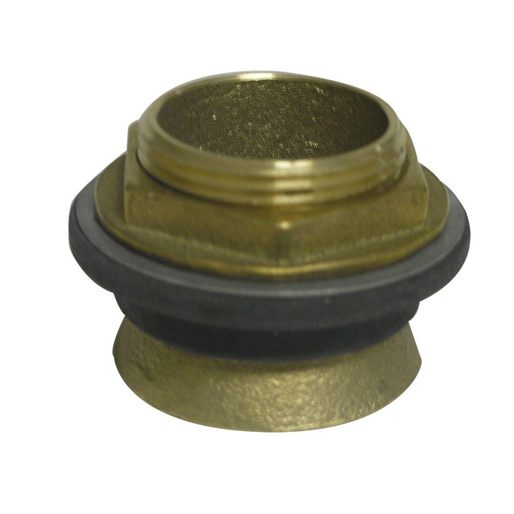 American Standard 1.5 in. Brass Inlet Spud for Toilet and Urinal047007