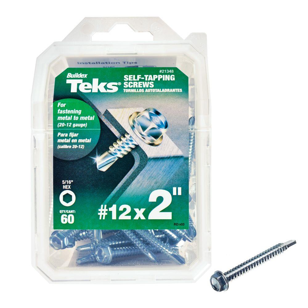 Teks 10 11/2 in. External Hex Flange HexHead SelfDrilling Screws