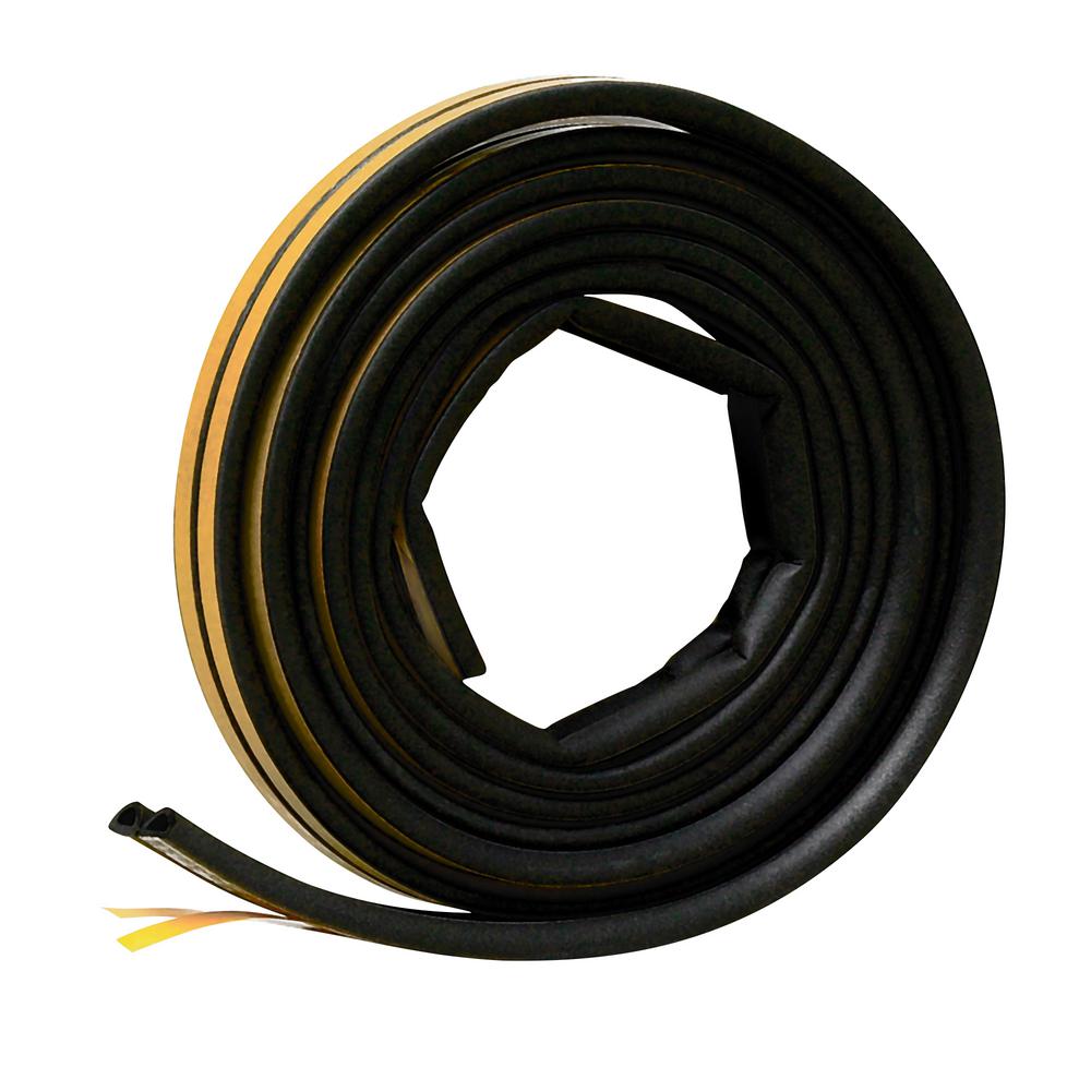 Frost King 5/16 in. x 1/4 in. x 17 ft. Black EPDM Cellular Rubber
