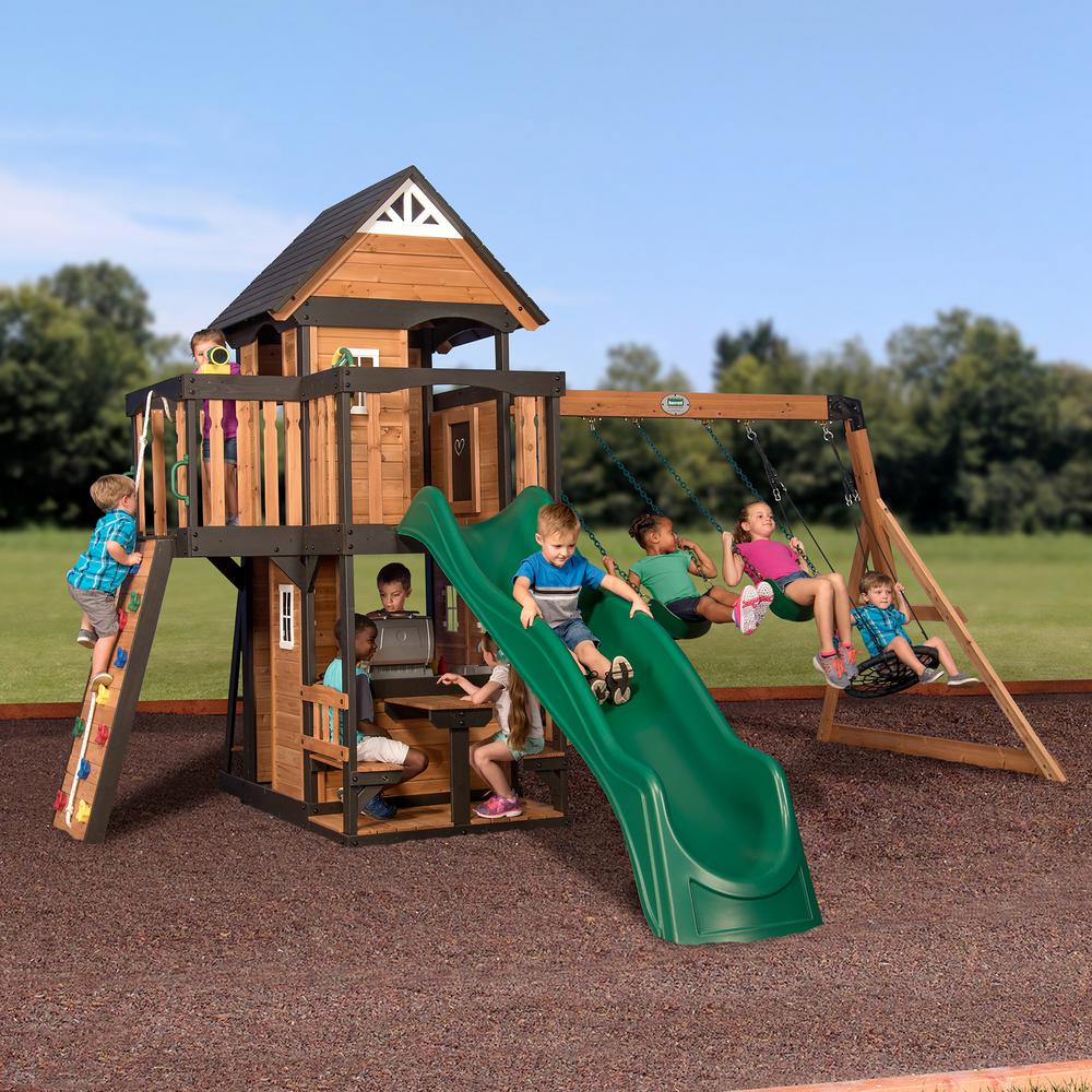 Decay Resistant - Climbing Wall - Swing Sets - Playground 