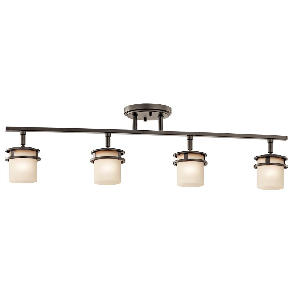 Brown Tan Track Lighting Kits Track Lighting The Home Depot