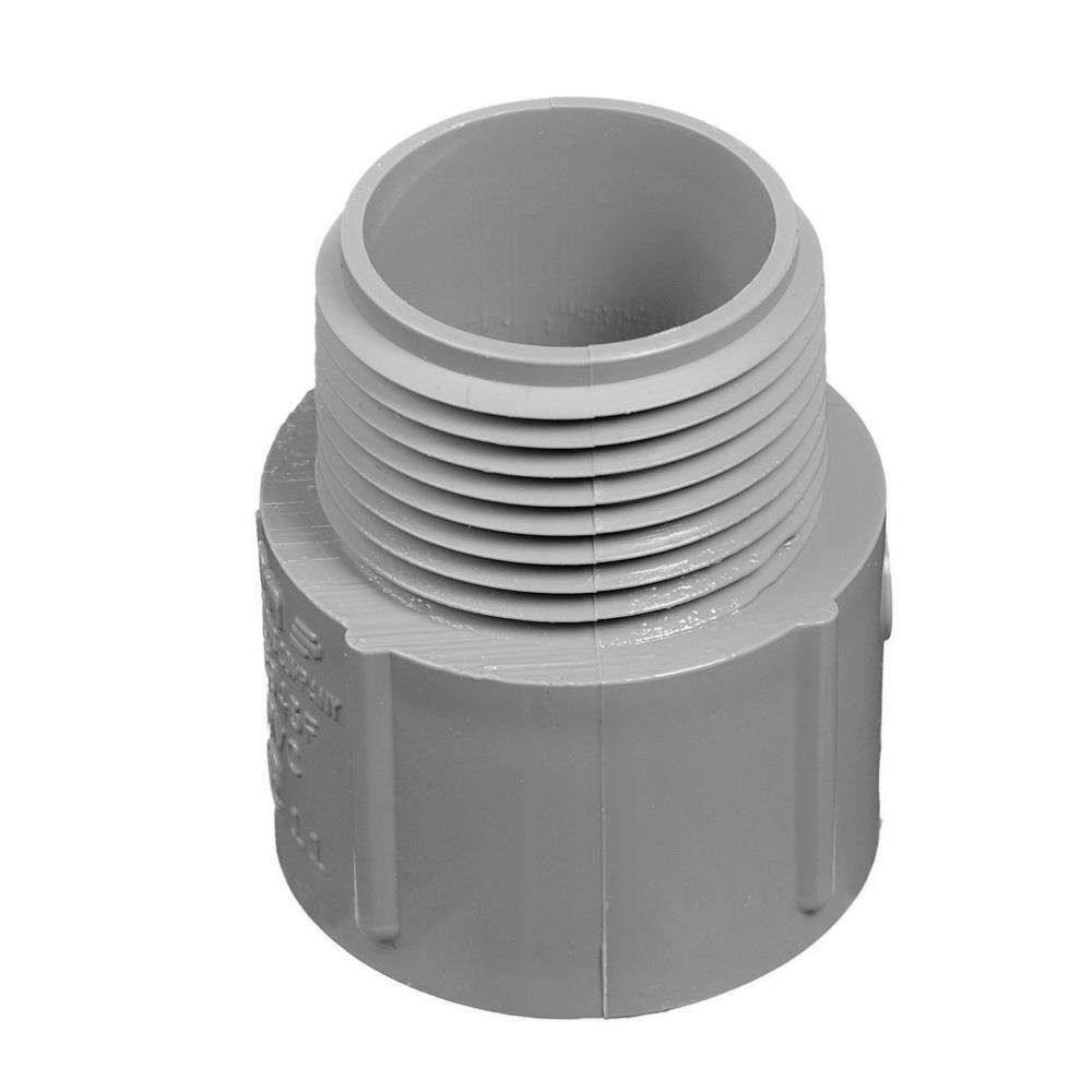 3 4 In PVC Male Adapter Case Of 125 E943E CTN The Home Depot