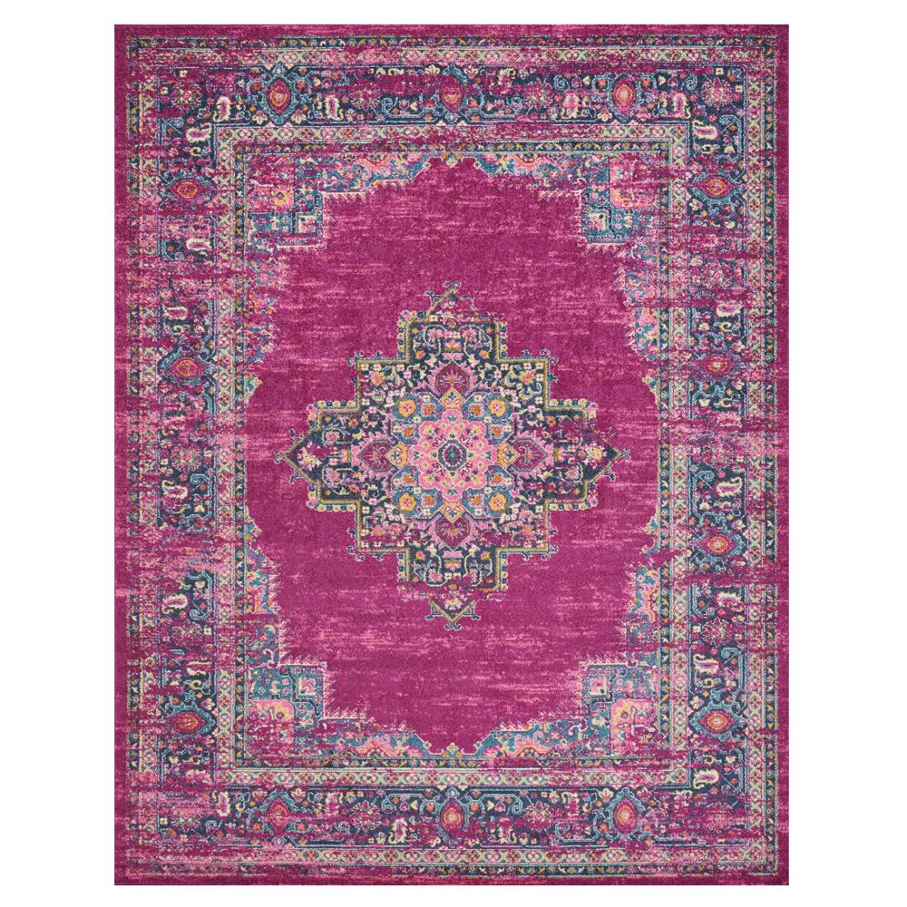 Nourison Passion Fuchsia 8 Ft X 10 Area Rug 389732 The Home Depot Nourison Passion Fuchsia 8 Ft X 10 Area Rug