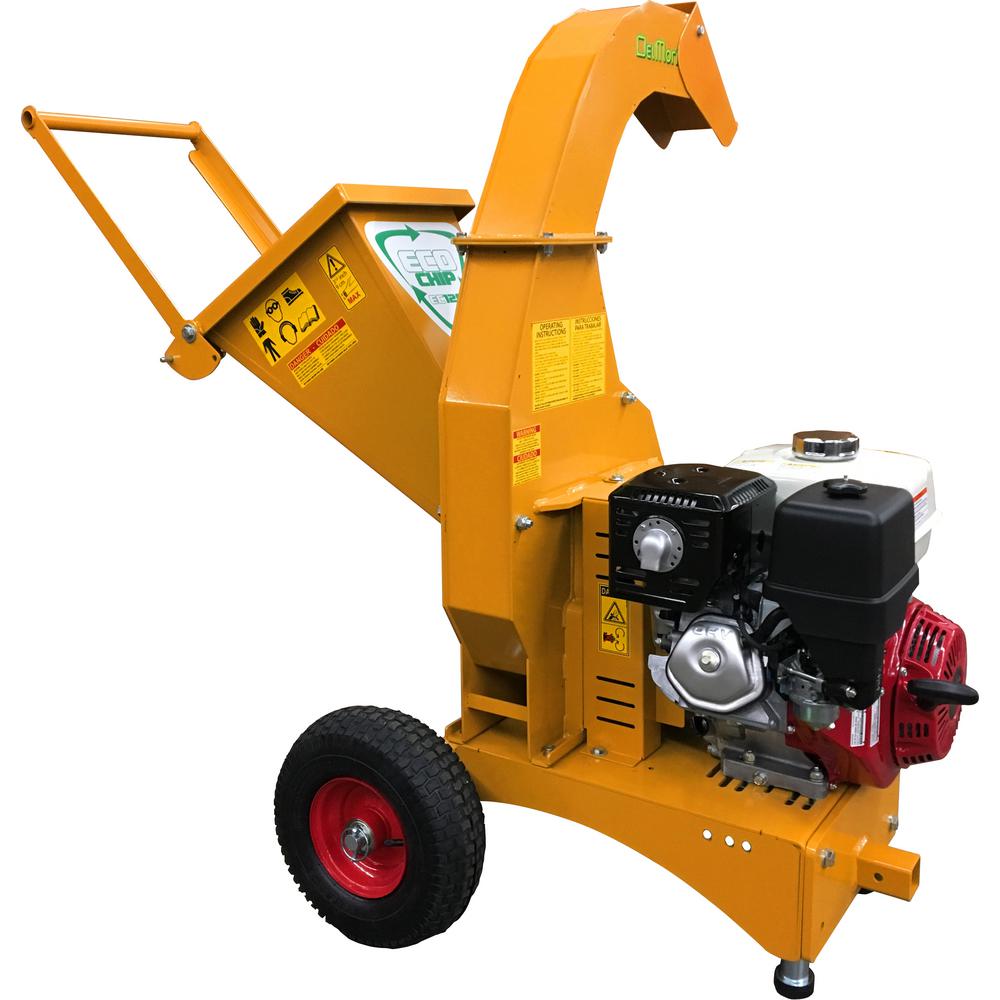 EcoChip 3.7 in. 389cc Gas Powered Commercial-Duty Chipper ...