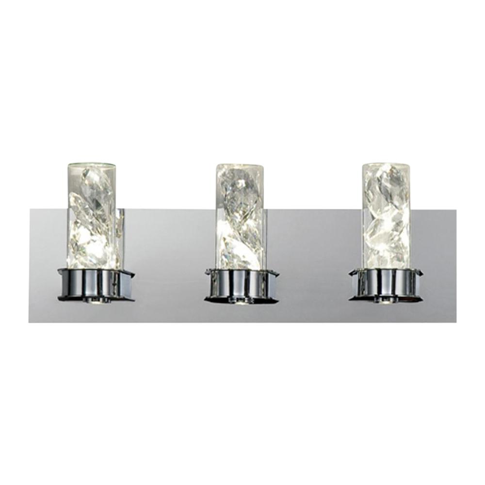 Home Decorators Collection Cusseta 23-Watt Crystal Integrated LED 3