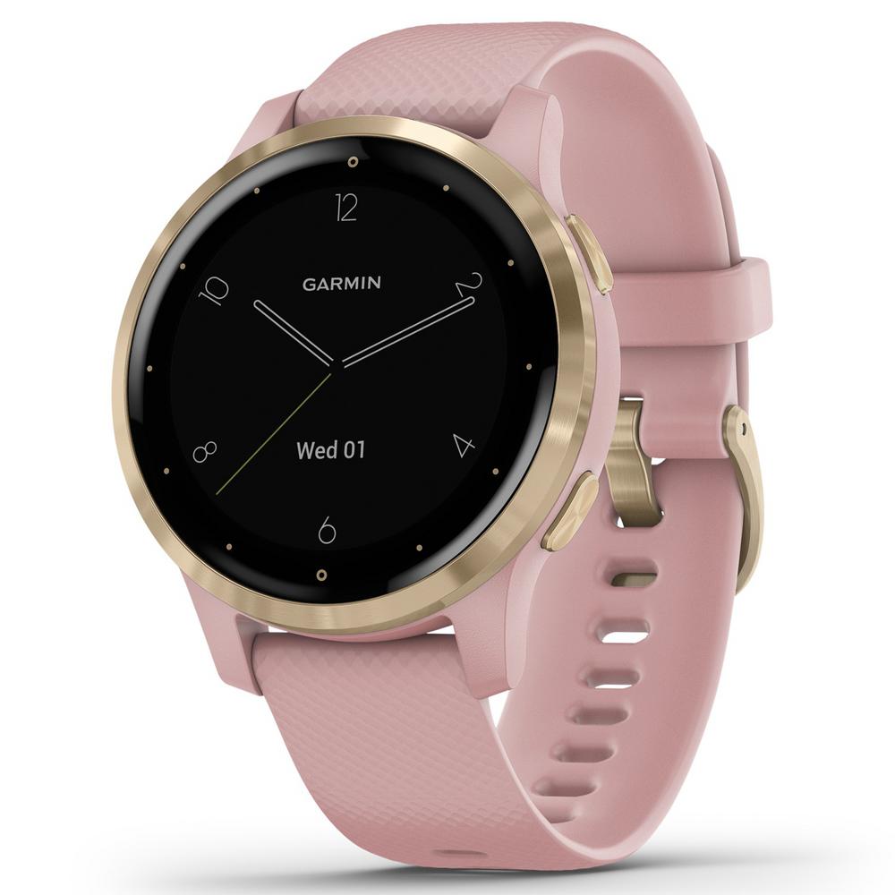 garmin gps watch rose gold