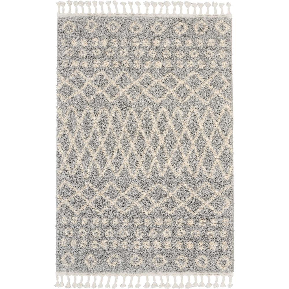 Nourison Marrakesh 4 X 7 Grey Plush Area Rug 6462695 The Marrakesh 4 X 7 Grey Plush Area Rug