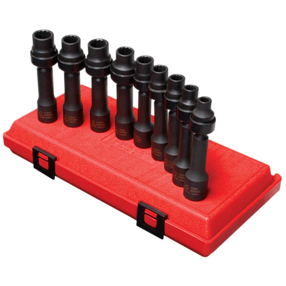 Husky 1/2 in. Drive Metric XLarge Socket Set (5Piece)H2DMM5PC The Home Depot