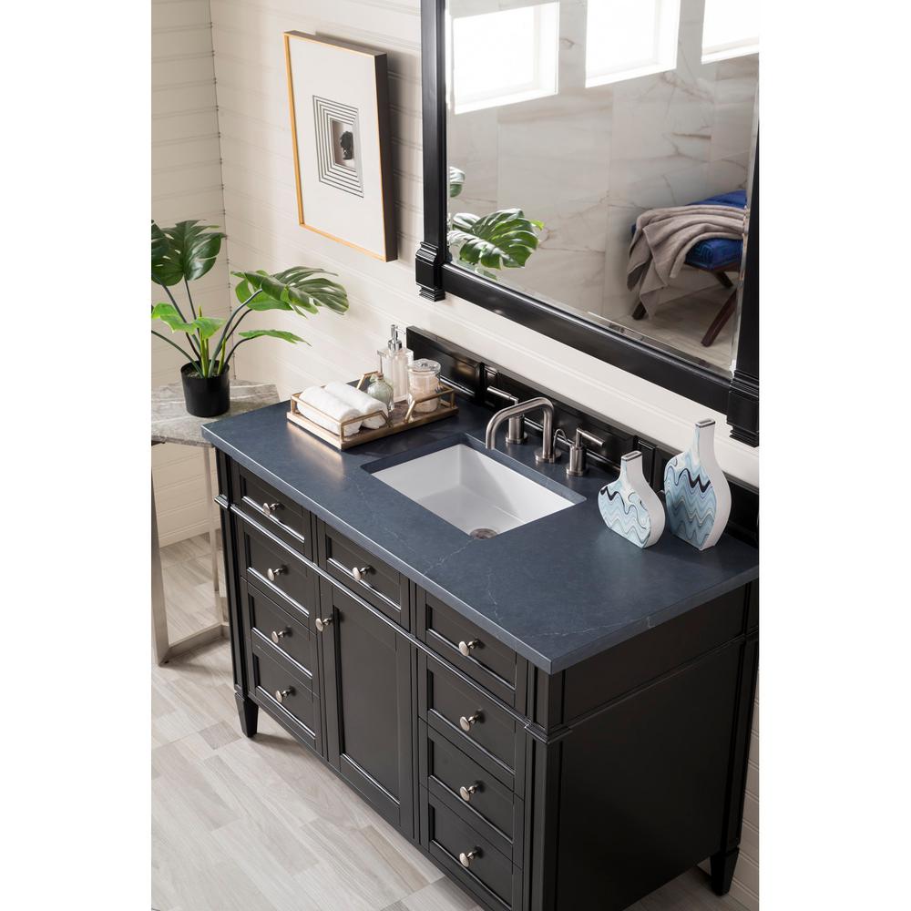 James Martin Vanities Brittany 60 in. Double Bath Vanity in Black Onyx