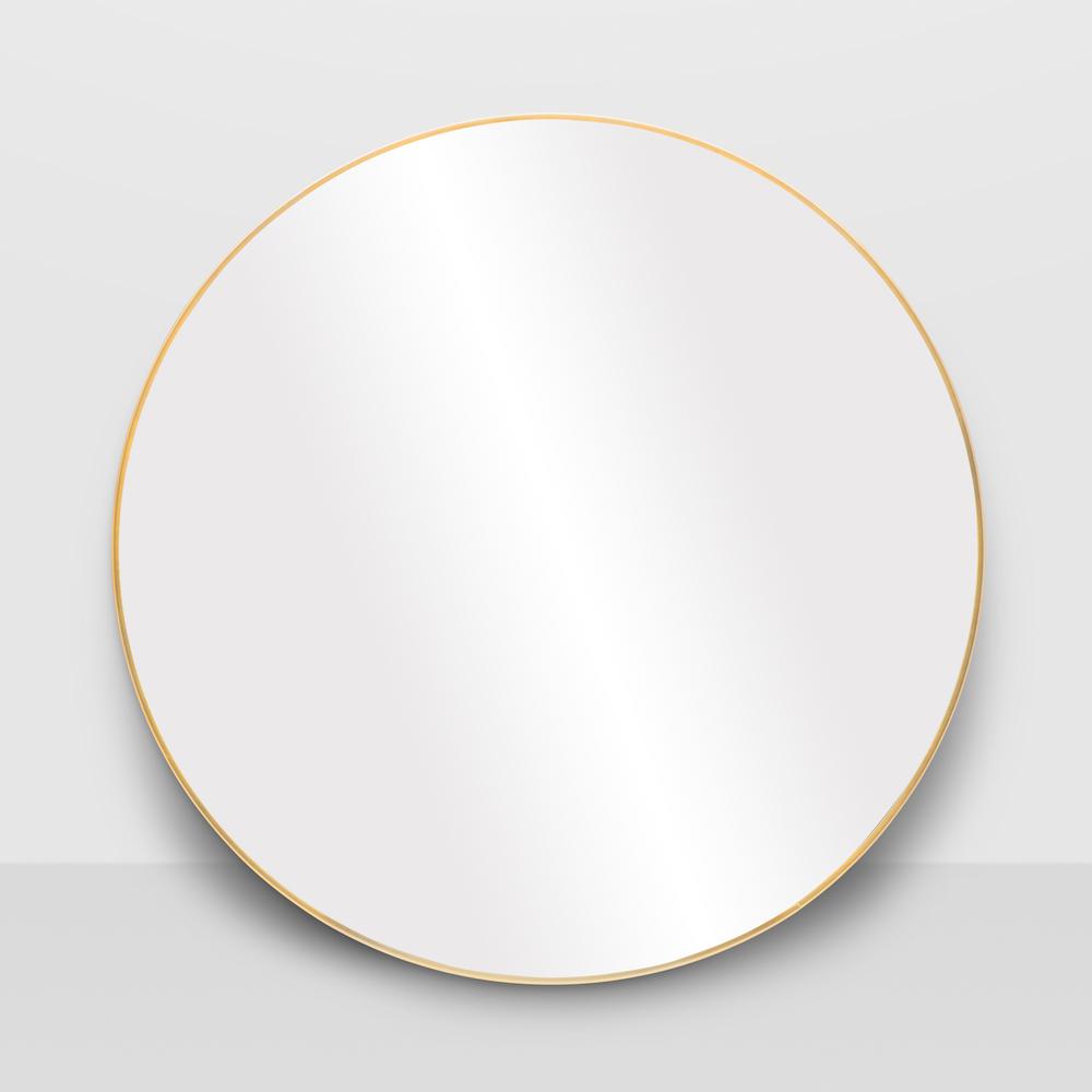 Infinity Satin Gold Metal Round Mirror 28 Km6754 4 The Infinity Satin Gold Metal Round Mirror
