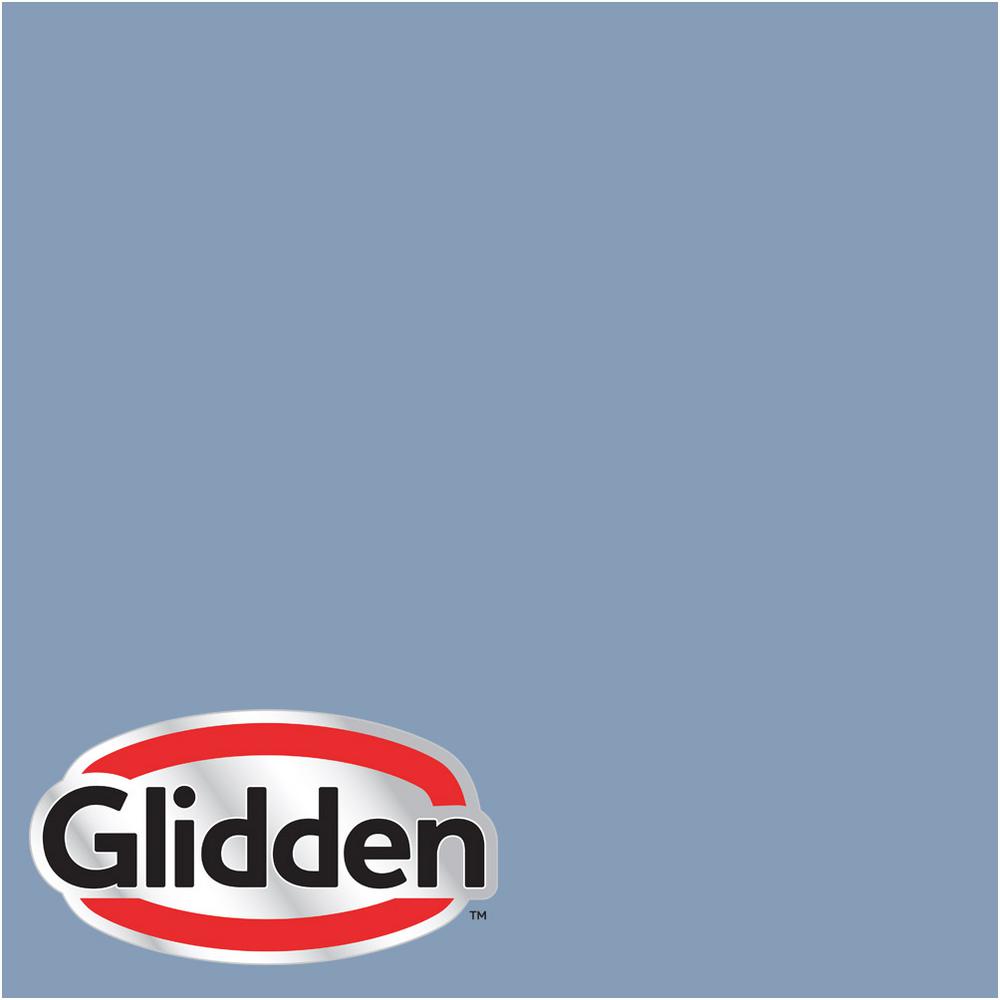 Glidden Premium 1 Gal Hdgv24d Steel Blue Semi Gloss Latex Exterior Paint Hdgv24dpx 01s The Home Depot