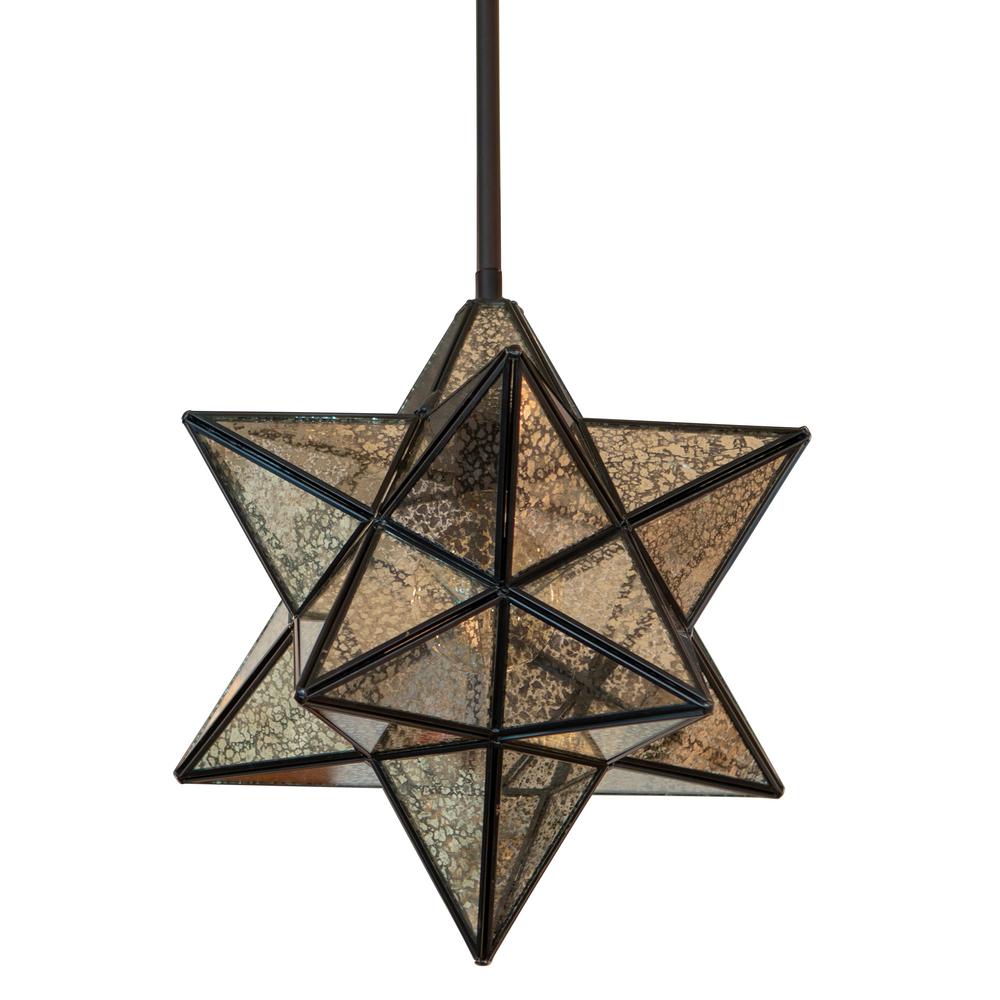 Decor Therapy 1 Light Antique Bronze Star Pendant Ch1878 The Home Decor Therapy 1 Light Antique Bronze Star Pendant