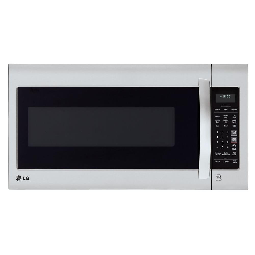 Lg Electronics 2 0 Cu Ft Over The Range Microwave In Stainless Dimensions