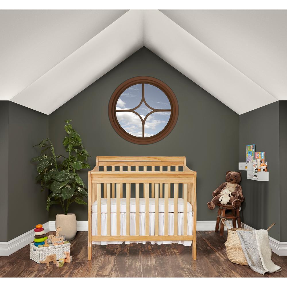 Dream On Me Naples Cherry 4in1 Convertible Mini Crib 633C The Home