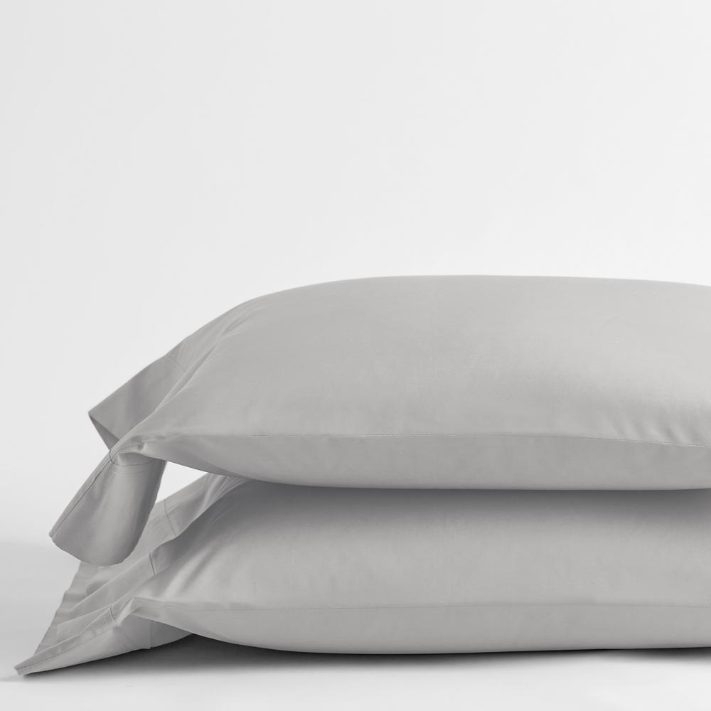 The Company Store Pearl Gray Solid 400 Thread Count Supima Cotton