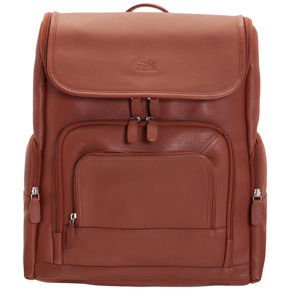 mancini leather backpack