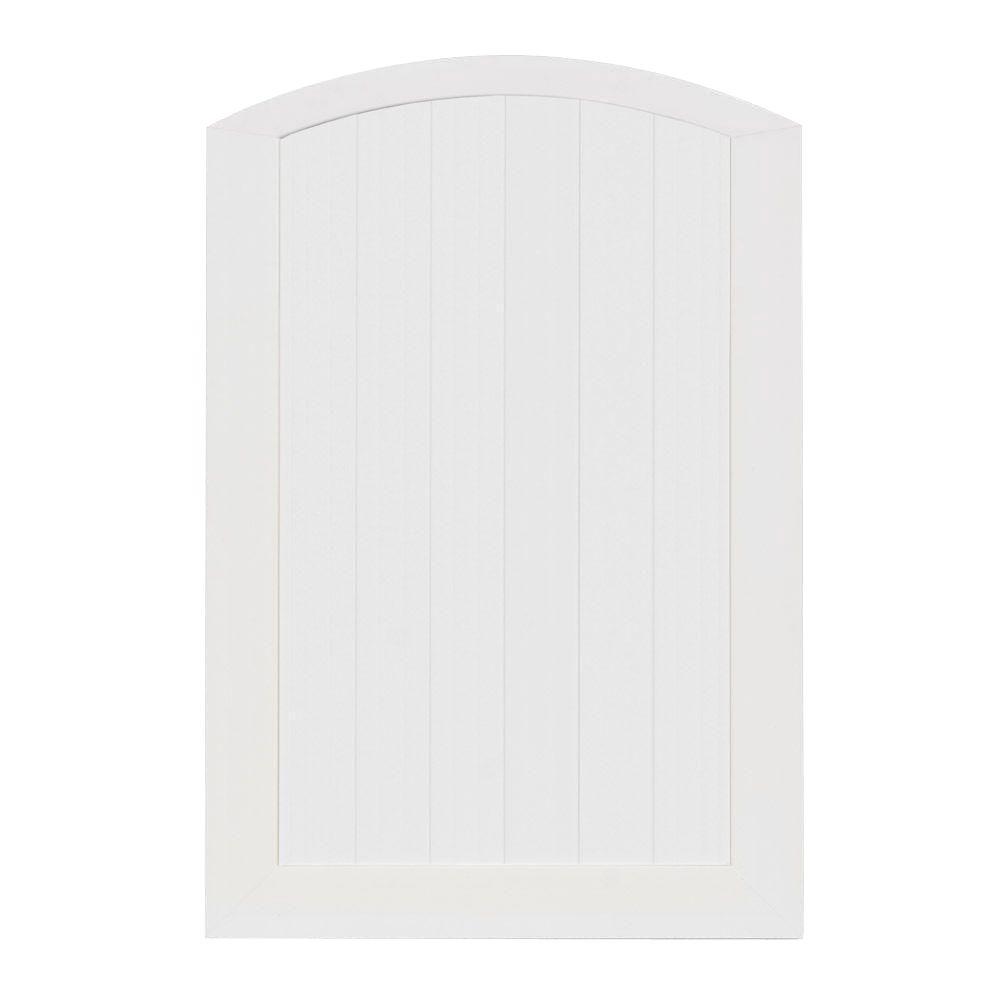 Arched Vinyl Fence Gates Vinyl Fencing The Home Depot