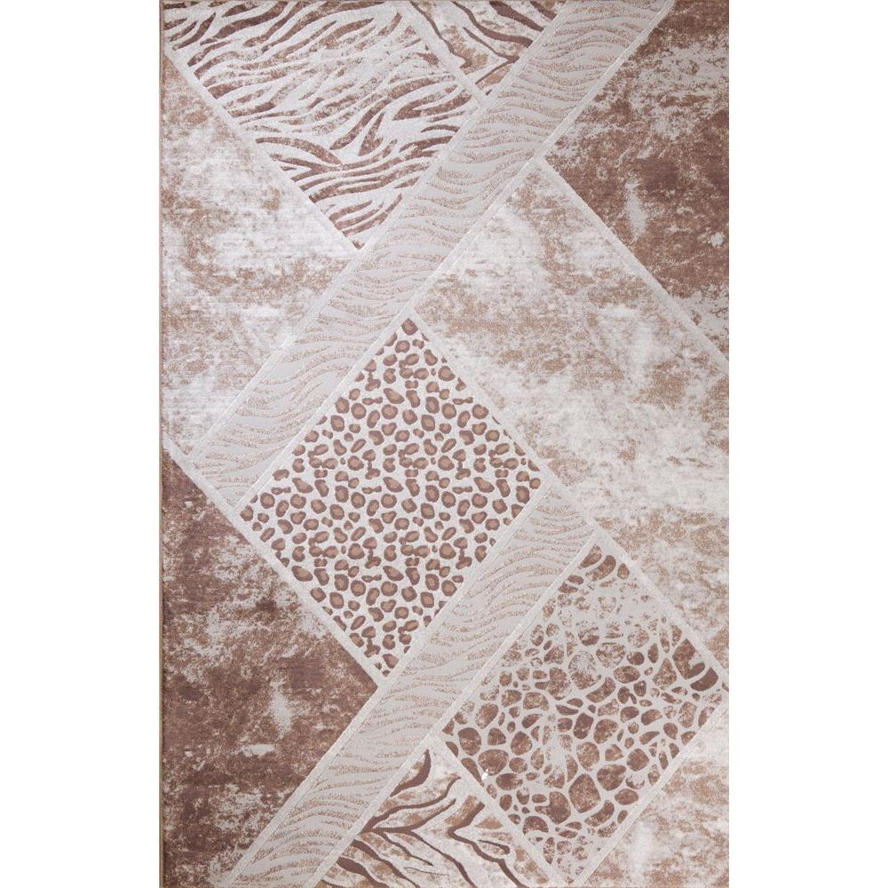 Concord Global Trading Diamond Gabbeh Beige 5 ft. x 7 ft. Area Rug