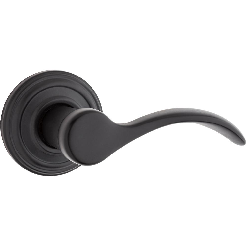 Kwikset Pembroke Iron Black Half-Dummy Door Lever