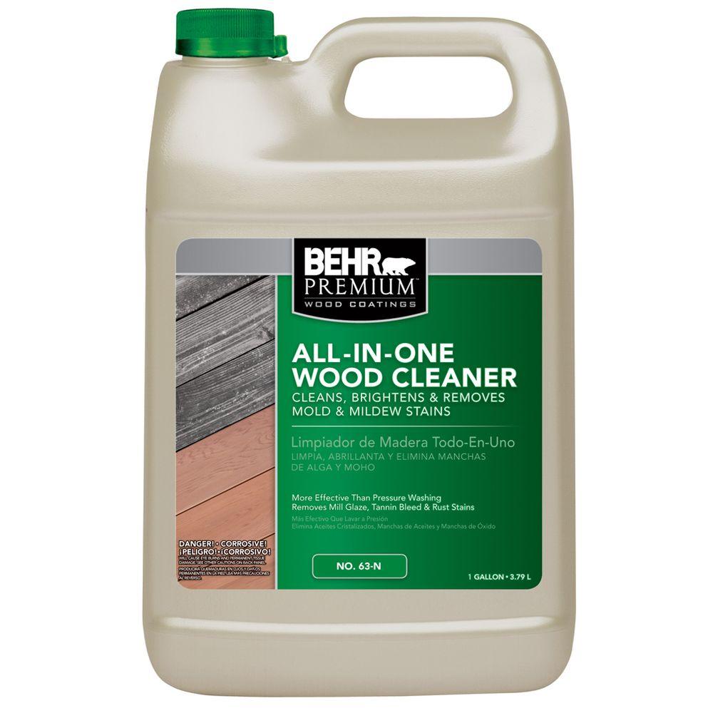 BEHR Premium 1gal. AllInOne Wood Cleaner06301N The Home Depot