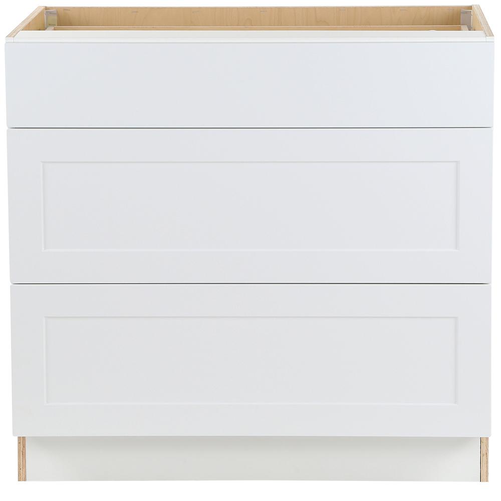 Hampton Bay Cambridge Shaker Assembled 36x34 5x24 5 In Base